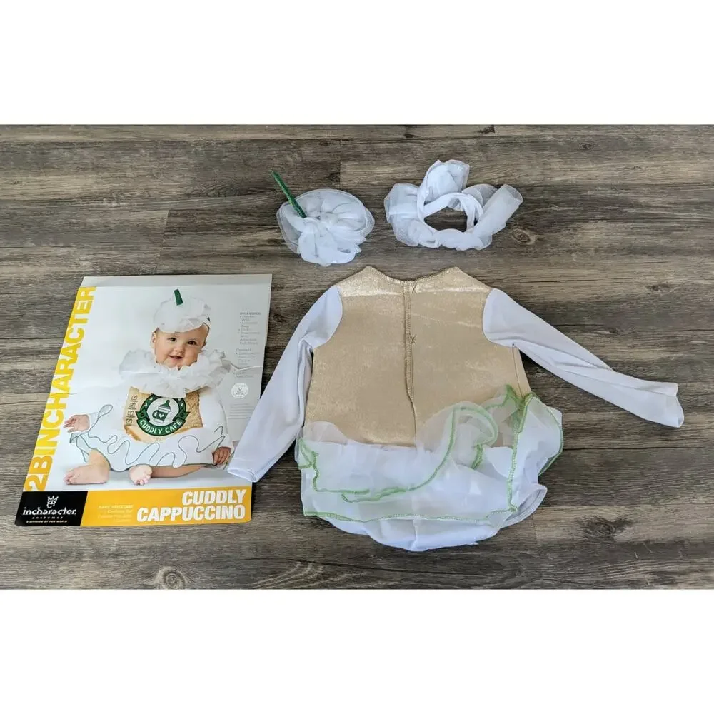 Child's Cuddly Cappuccino Cup Baby Halloween Costume XS 0-6 Months